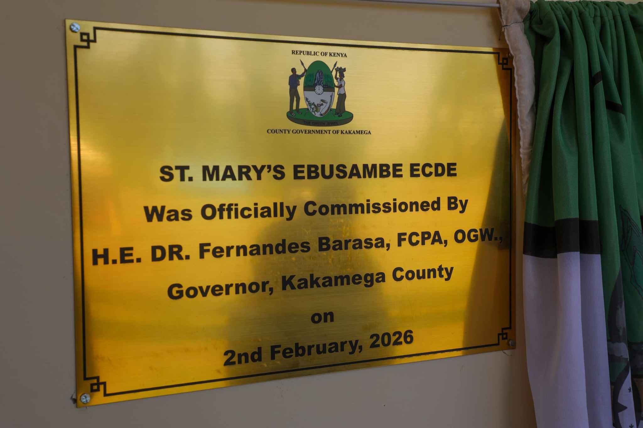 Governor Barasa Commissions Ebusambe ECDE Block to Boost Early Childhood Education