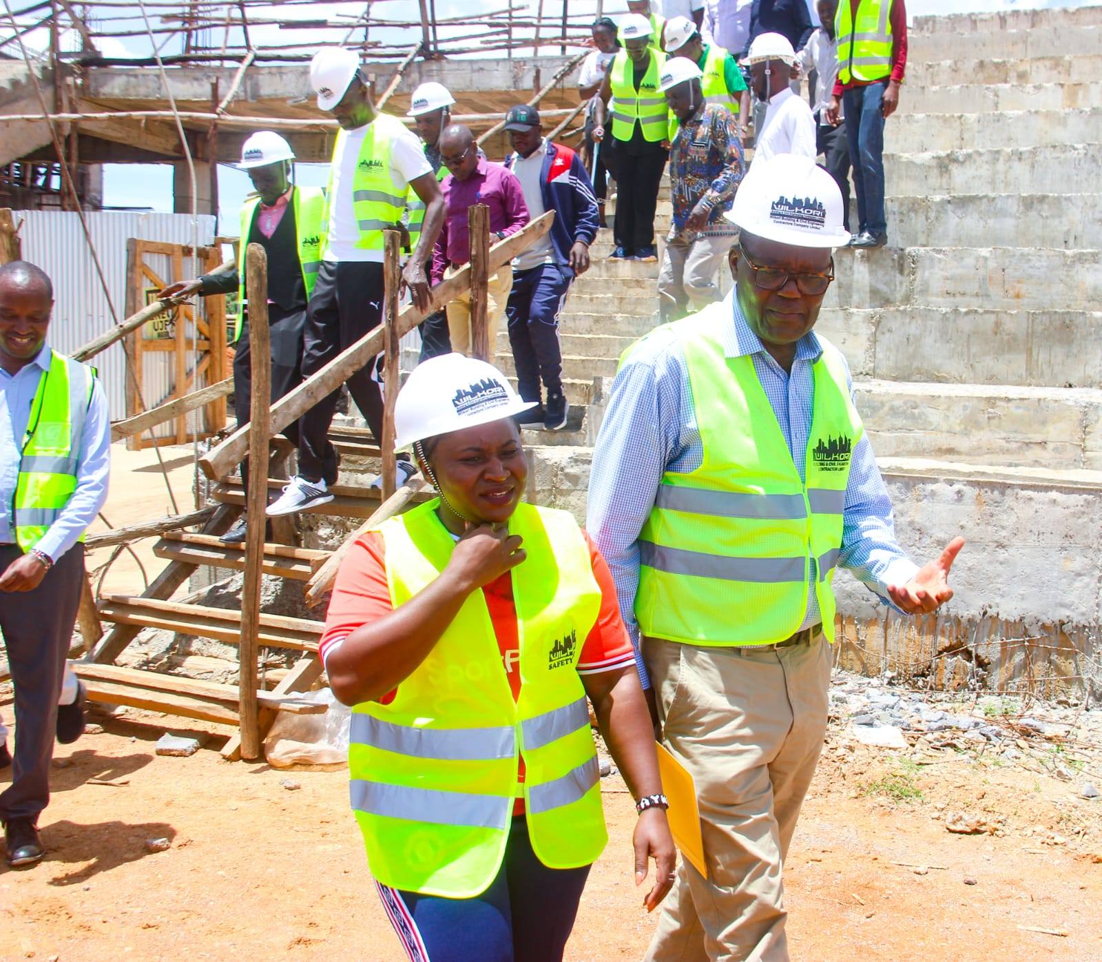 NATIONAL ASSEMBLY SPORTS COMMITTEE MEMBERS INSPECT BUKHUNGU STADIUM