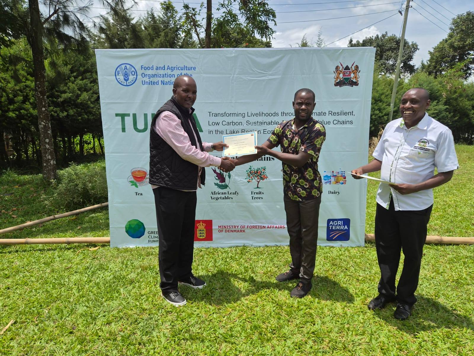 Newly Graduated Farmer Field School Facilitators to Strengthen Climate-Smart Agriculture.