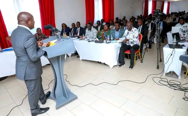 GOVERNOR BARASA LEADS REVIEW OF DEVELOPMENT PROJECTS AND SERVICE DELIVERY.
