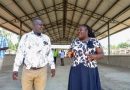 CHIEF OFFICER FAITH GITIRA INSPECTS PROGRESS OF SHIBINGA MODERN MARKET.