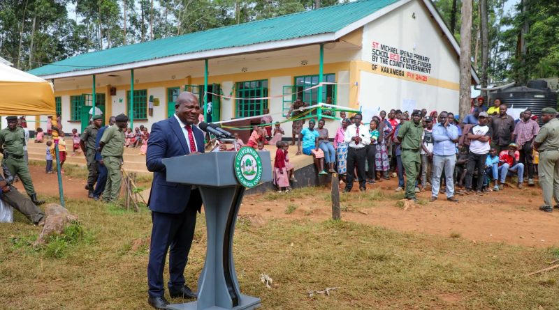 GOVERNOR BARASA COMMISSIONS ST. MICHAEL IRENJI ECDE CENTRE IN SHINYALU SUB-COUNTY