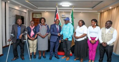 ROTARY FOUNDATION TEAM PAYS COURTESY CALL TO GOVERNOR BARASA