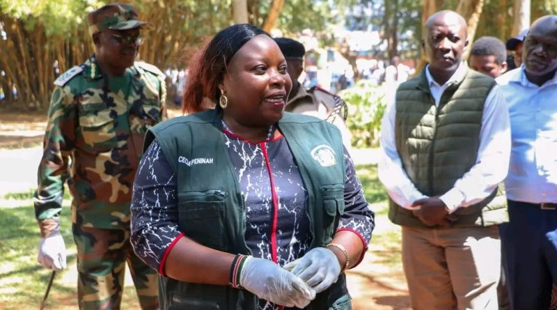 CECM ENVIRONMENT LEADS KAKAMEGA TOWN CLEAN-UP EXERCISE